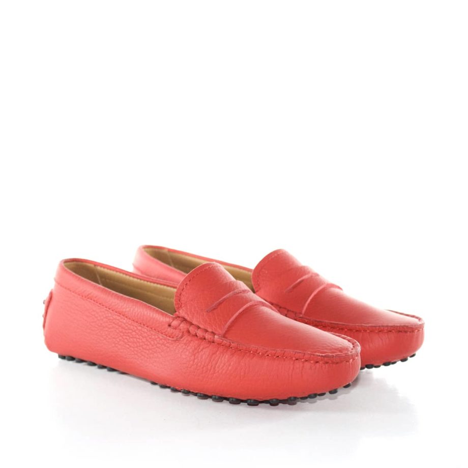 Classique Mocassin à picots cuir